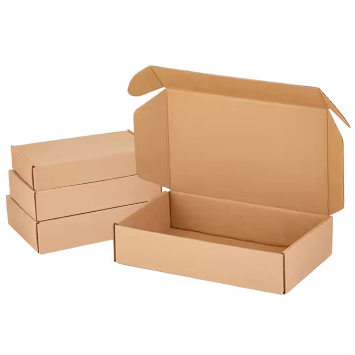 Cute Square Kraft Paper Box Packaging