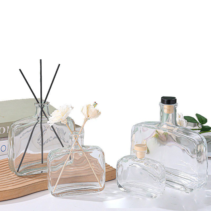 Fragrance diffusion wholesale empty great bottle -500ml/700ml/200ml - large transparent glass perfume bottle