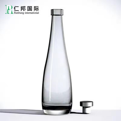 White wine bottle spot wholesale wine bottle transparent glass wine bottle high-grade white wine bottle fruit wine seal complete set of empty wine bottle