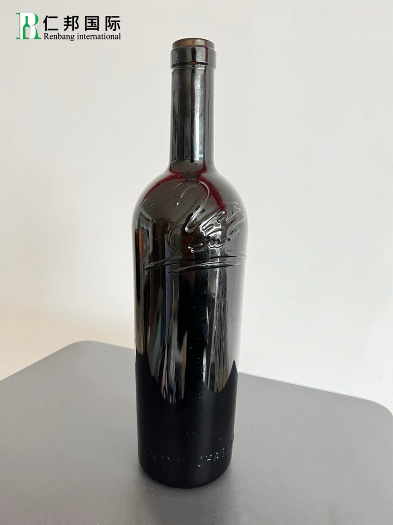 Customized Inheritance of Red Wine Glass Bottles